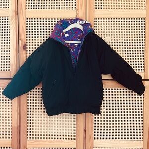 Vintage FERA Kids Reversible Ski Jacket size 6/7